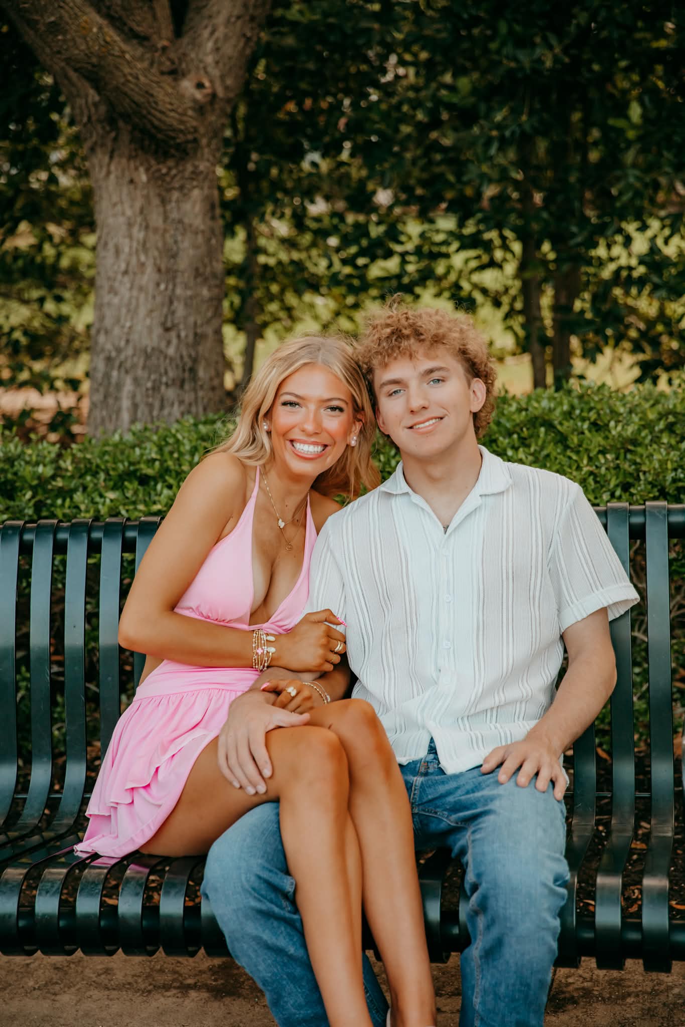 Vaughn Brooks, owner of Headlight Restores, with his girlfriend
